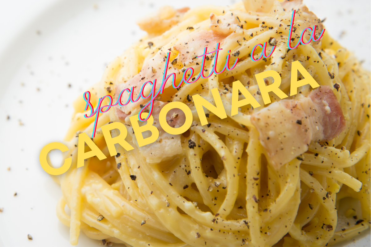 Spaghetti carbonara, išmokus alkani nebebūsit