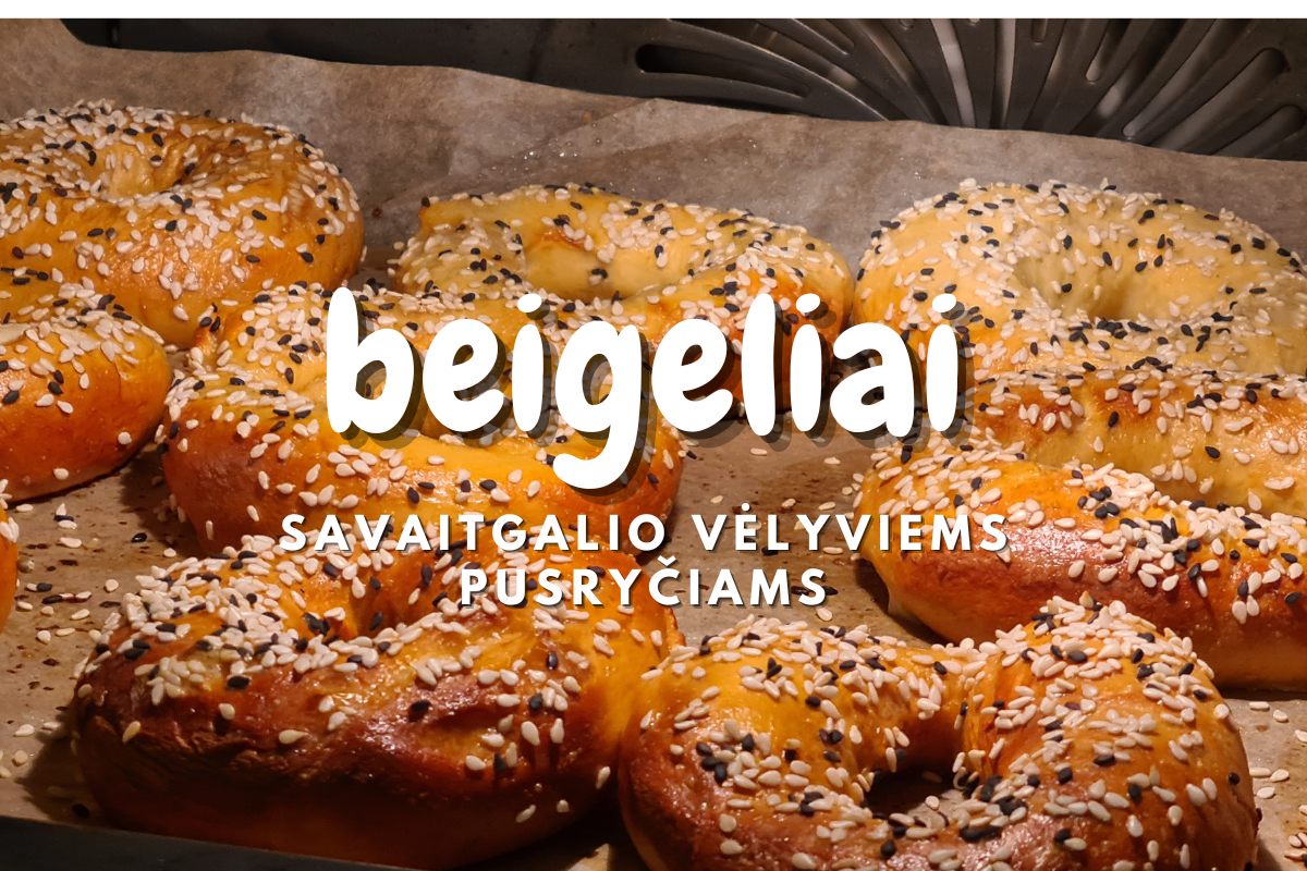 Beigeliai, lėtiems savaitgalio vėlyviems pusryčiams